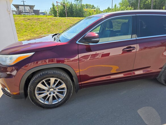 2014 Toyota Highlander III (XU50), красный, 2550000 рублей - вид 14