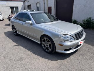 2003 Mercedes-Benz S-Класс 430 IV (W220) Рестайлинг, серебристый, 1250000 рублей, вид 1