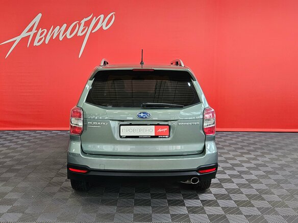 2014 Subaru Forester IV, зелёный, 1680000 рублей - вид 4