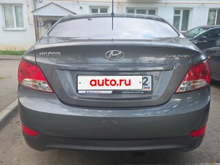 2013 Hyundai Solaris I, чёрный, 540000 рублей, вид 2