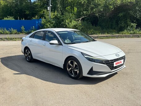 2021 Hyundai Elantra VII (CN7), белый, 1780000 рублей, вид 2