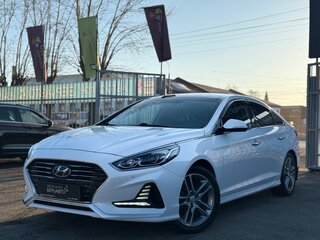 2018 Hyundai Sonata VII (LF) Рестайлинг, белый, 1999000 рублей, вид 1