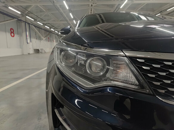 2018 Kia Optima IV Рестайлинг, синий, 1720000 рублей - вид 16