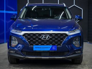 2020 Hyundai Santa Fe IV, синий, 2600000 рублей, вид 4
