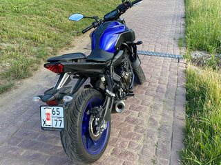 2021 Yamaha MT-07 (FZ-07), синий, 780000 рублей, вид 3