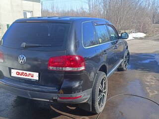 2006 Volkswagen Touareg I, чёрный, 750000 рублей, вид 5