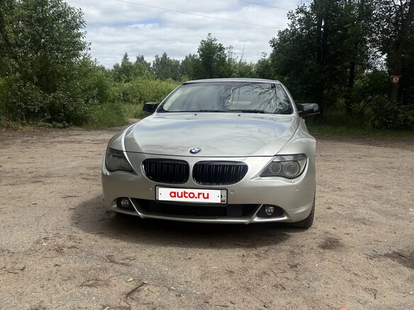 2004 BMW 6 серии 645i II (E63/E64), серый - вид 2