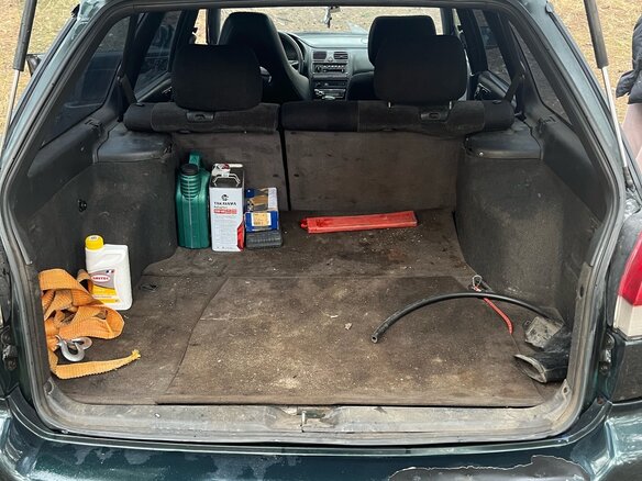 1997 Subaru Outback I, зелёный, 230000 рублей - вид 13