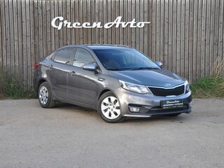 2015 Kia Rio III Рестайлинг, серый, 970000 рублей, вид 3