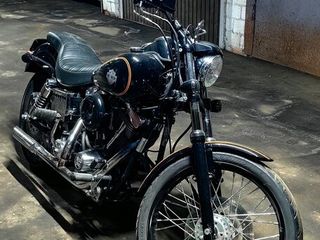 1984 Harley-Davidson Dyna Low Rider, чёрный, 1000000 рублей, вид 3