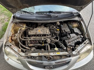 2002 Mazda Premacy I (CP), серебристый, 99999 рублей, вид 5