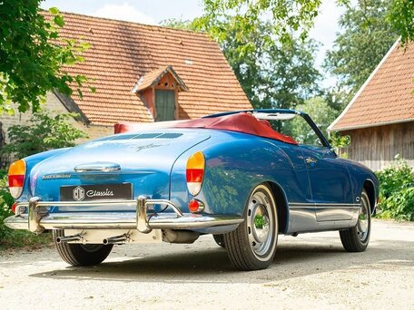 1970 Volkswagen Karmann-Ghia I (Type 14), синий, 6800000 рублей, вид 4