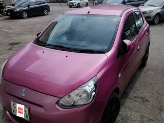 2014 Mitsubishi Mirage VI, розовый, 700000 рублей, вид 1