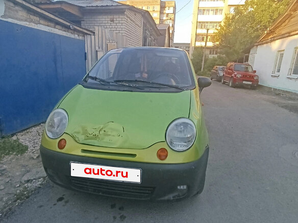 2008 Daewoo Matiz I Рестайлинг, зелёный, 135000 рублей