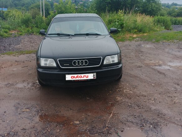 1996 Audi A6 I (C4), чёрный, 600000 рублей - вид 1