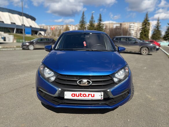 2020 Lada (ВАЗ) Granta I Рестайлинг, синий, 550000 рублей - вид 1