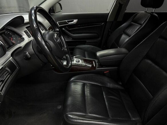 2009 Audi A6 III (C6) Рестайлинг, чёрный - вид 4
