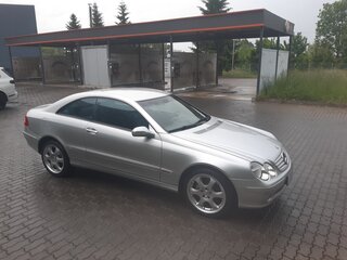 2003 Mercedes-Benz CLK-Класс 200 II (W209), серебристый, 890000 рублей, вид 4