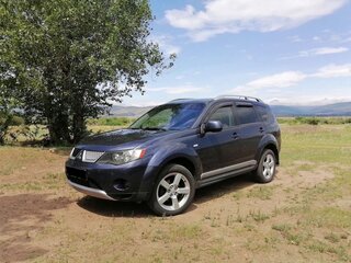 2008 Mitsubishi Outlander II, синий, 1158000 рублей, вид 1