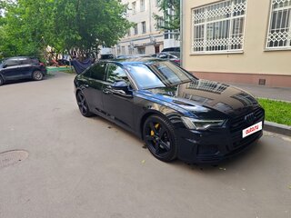 2018 Audi A6 55 TFSI V (C8), чёрный, 2900000 рублей, вид 4