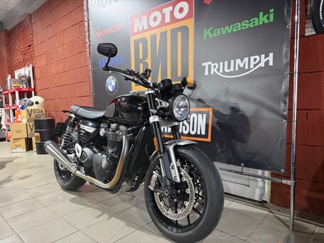 2024 Triumph Speed Twin, пурпурный, 1400000 рублей, вид 1