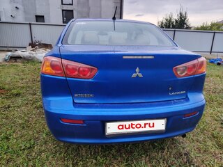 2008 Mitsubishi Lancer X, синий, 380000 рублей, вид 4
