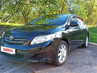 2008 Toyota Corolla X (E140, E150), чёрный, 750000 рублей, вид 1