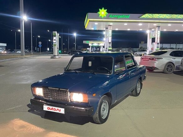 2008 Lada (ВАЗ) 2107, синий, 250000 рублей