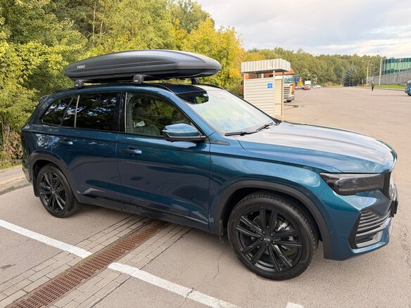 2023 Geely Monjaro (Xingyue L) I, синий - вид 4
