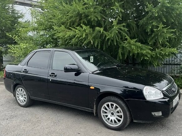 2014 Lada (ВАЗ) Priora I Рестайлинг, синий, 500000 рублей - вид 4