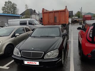 2002 Mercedes-Benz S-Класс 500 Long IV (W220) Рестайлинг, чёрный, 650000 рублей, вид 4