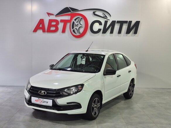 2019 Lada (ВАЗ) Granta I Рестайлинг, белый, 375000 рублей - вид 3