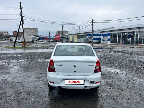 2011 Renault Logan I Рестайлинг, белый - вид 6