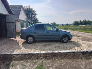 2012 Renault Logan I Рестайлинг, синий, 350000 рублей, вид 2