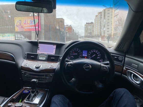 2012 Nissan Fuga II, чёрный - вид 6