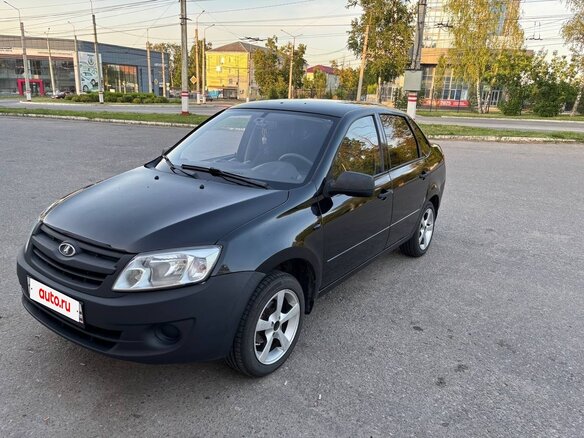 2012 Lada (ВАЗ) Granta I, серебристый, 340000 рублей - вид 1