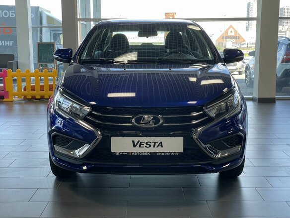 2025 Lada (ВАЗ) Vesta I Рестайлинг (NG), синий, 1705000 рублей - вид 1