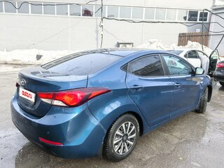 2014 Hyundai Elantra V (MD) Рестайлинг, синий, 1000000 рублей, вид 3