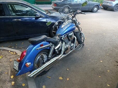 2007 Honda VTX 1300, синий, 500000 рублей, вид 2