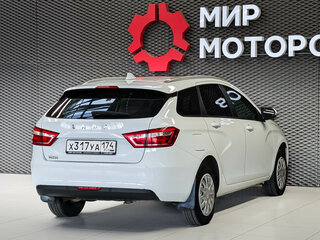 2019 Lada (ВАЗ) Vesta SW I, белый, 815000 рублей, вид 4