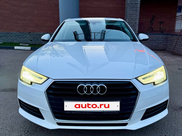2018 Audi A4 V (B9), белый - вид 2