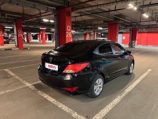 2016 Hyundai Solaris I Рестайлинг, чёрный, 595000 рублей, вид 4