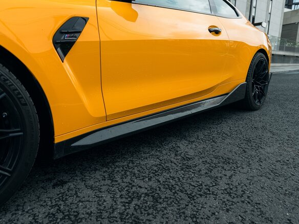 2021 BMW M4 Competition Package G82/G83, жёлтый - вид 2