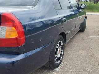 2007 Hyundai Accent ТагАЗ II, синий, 499999 рублей, вид 5