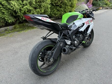 2015 Kawasaki ZX-6 Ninja, зелёный, 780000 рублей, вид 3