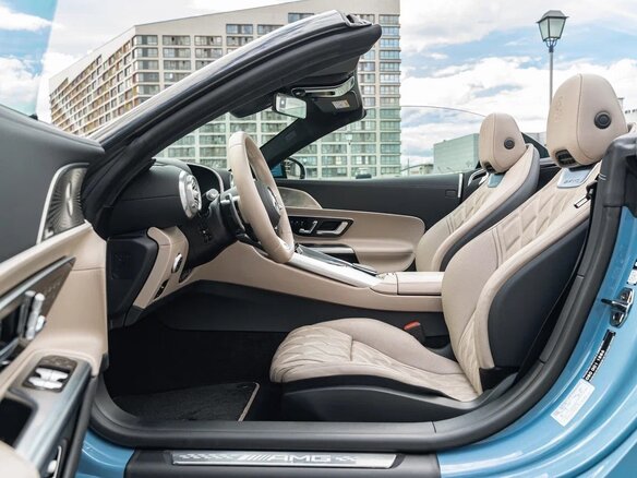 2024 Mercedes-Benz SL-Класс AMG 63 AMG IV (R232), голубой - вид 19