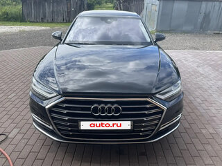 2019 Audi A8 Long 55 TFSI IV (D5), чёрный, 6000000 рублей, вид 1