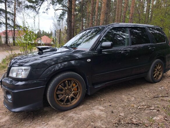 2002 Subaru Forester II, чёрный, 900000 рублей - вид 8