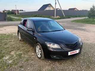 2006 Mazda 3 I (BK) Рестайлинг, чёрный, 390000 рублей, вид 2