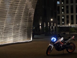 2018 KTM 390 Duke, белый, 360000 рублей, вид 1